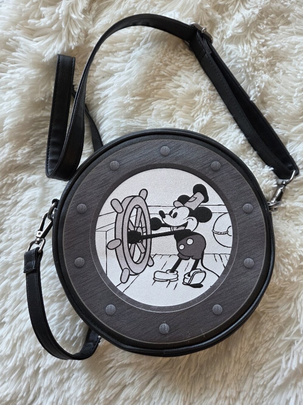 Loungefly Disney Steamboat Willie Crossbody Bag